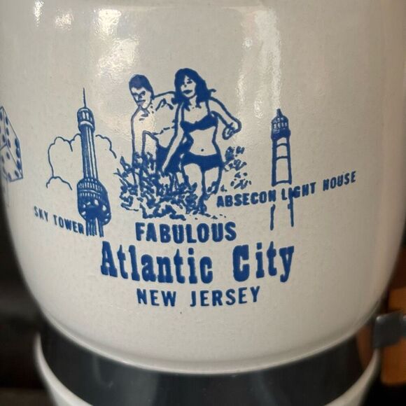 Atlantic City New Jersey Vintage Souvenir Siesta Ware Mug *Read* - Picture 2 of 10
